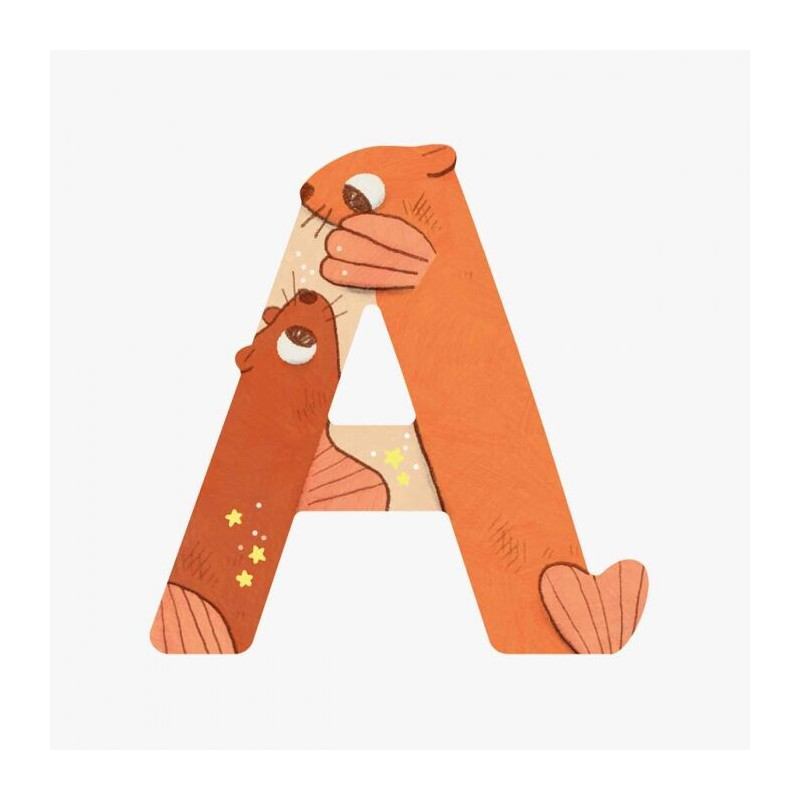 Lettre Bois A Orange Alphabet