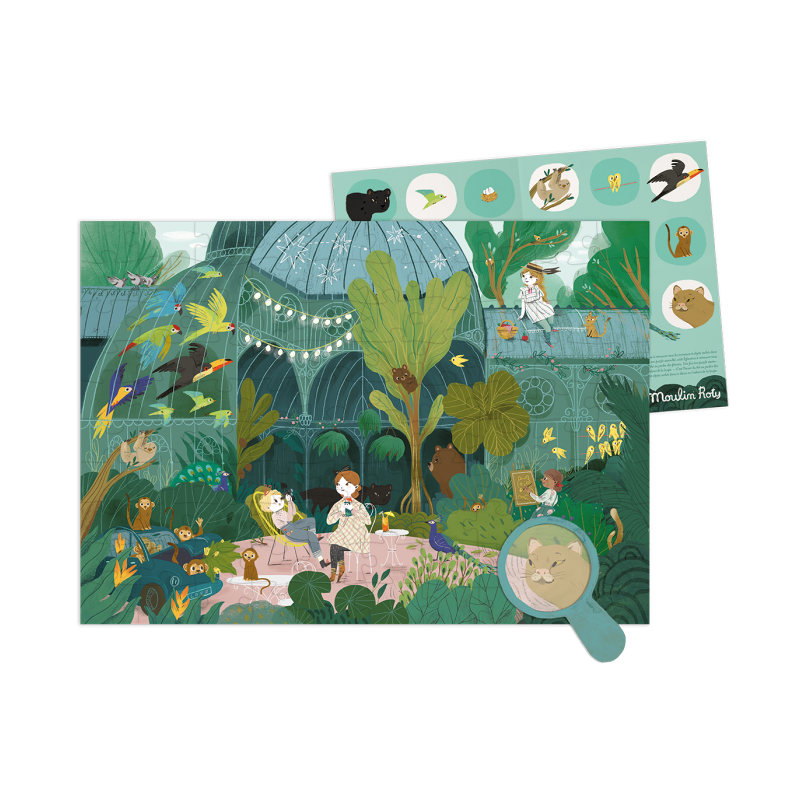 Puzzle Jardin (100 pièces) Les Parisiennes