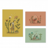 Set de 3 Affiche Trois petits lapins