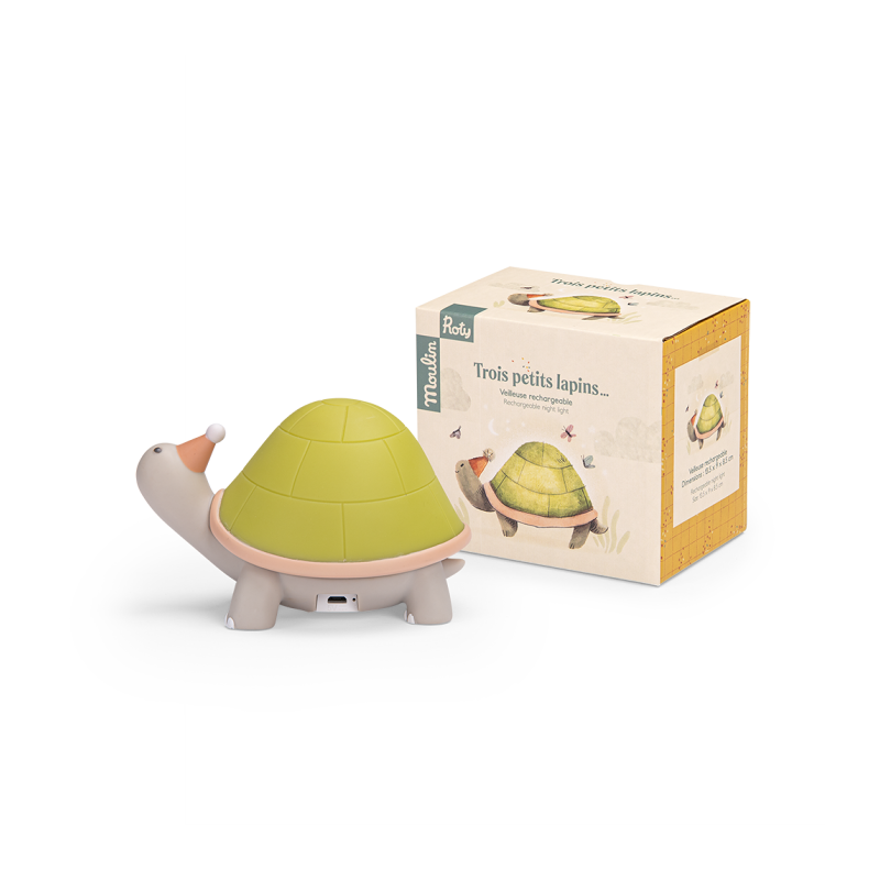 Veilleuse Tortue Trois Petits Lapins (USB)