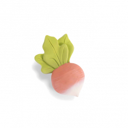 Hochet de Dentition Caoutchouc Radis Trois Petits Lapins