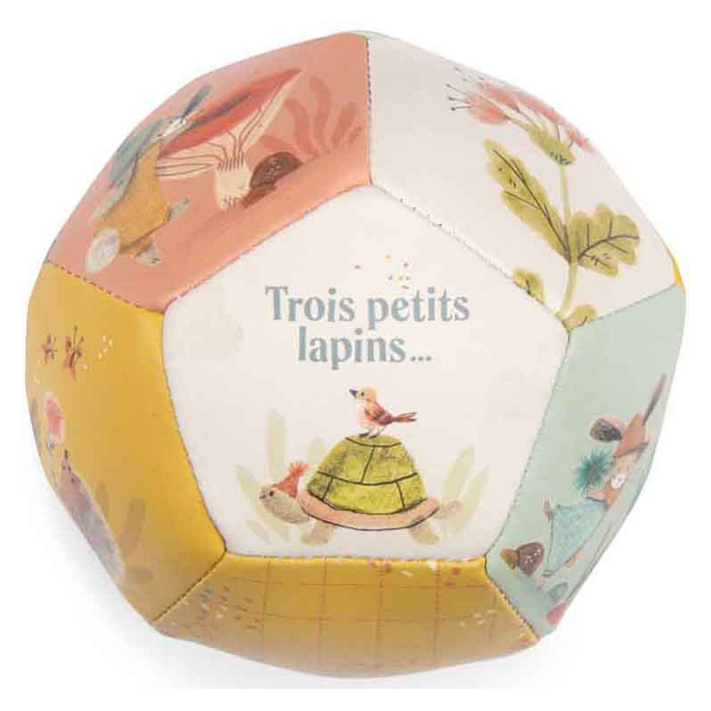 Ballon Souple Trois Petits Lapins 10 cm