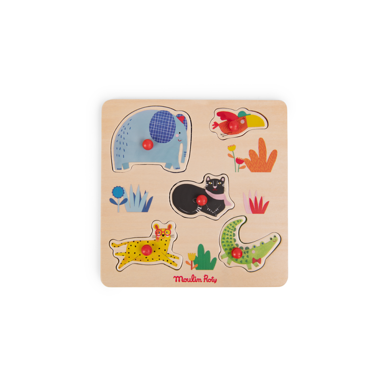 Puzzle 5 Animaux Toupitis