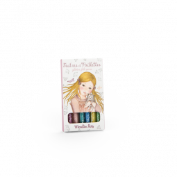 6 Feutres A Paillettes  Les Rosalies