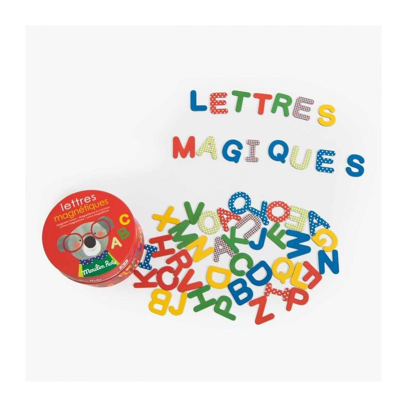 Lettres Magnétique en Carton (54 pcs) Popipop