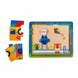 Puzzle à 3 Etages Popipop