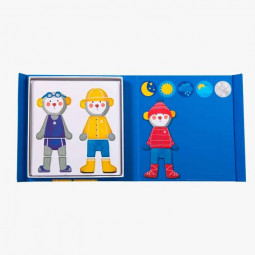 Jeu Magnétique Je m' Habille Popipop