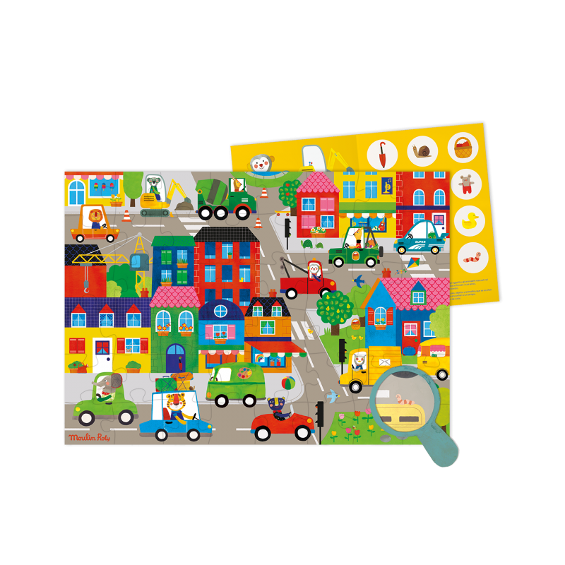 Puzzle En Ville (48pcs) Popipop