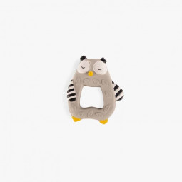 Anneau de Dentition Hibou Les Moustaches