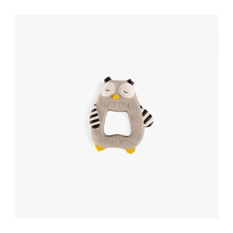 Anneau de Dentition Hibou Les Moustaches