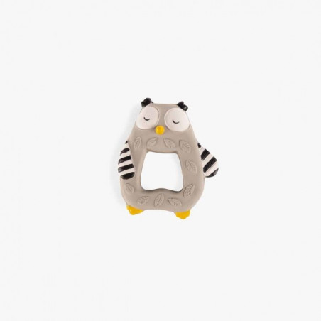 Anneau de Dentition Hibou Les Moustaches