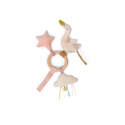 Hochet Anneau Bois Cygne La Petite Ecole De Danse