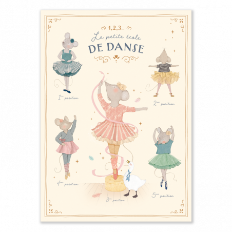 Affiche 50x70 cm La Petite Ecole De Danse