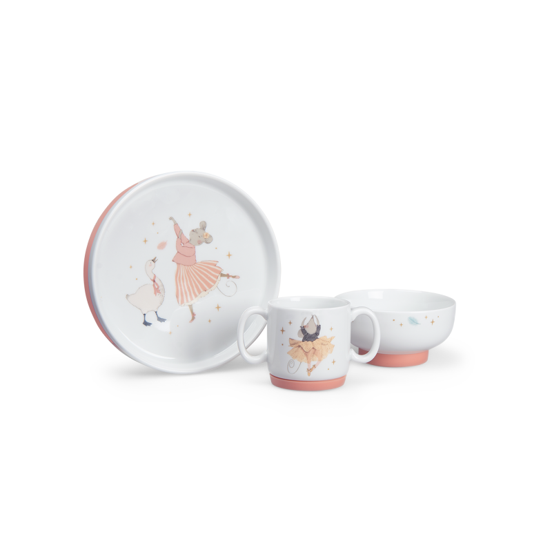 Set Vaisselle Porcelaine La Petite Ecole De Danse