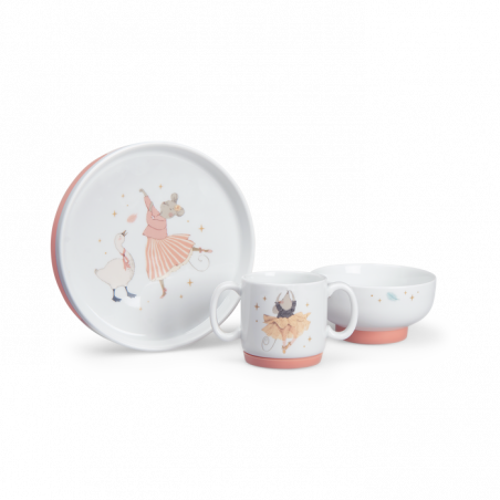 Set Vaisselle Porcelaine La Petite Ecole De Danse