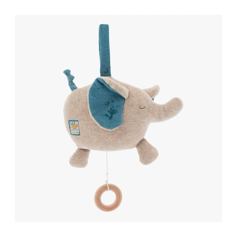 Elephant Musical 23 cm Sous mon Baobab