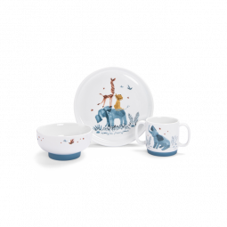 Set Vaisselle Porcelaine Sous mon Baobab