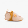 Chausson Cuir Lion Beige Sous mon Baobab 6/12 Mois