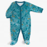 Pyjama 6 Mois Velours Bleu Nuit Sous Mon Baobab