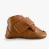 Chausson Cuir Ecureuil Caramel Pomme des Bois 6/12 Mois