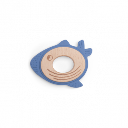 Anneau de Dentition Bois et Silicone Baleine Les aventures de  Paulie